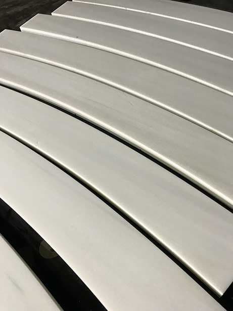 Раскрой мраморного слеба толщиной 20 мм. Антика.